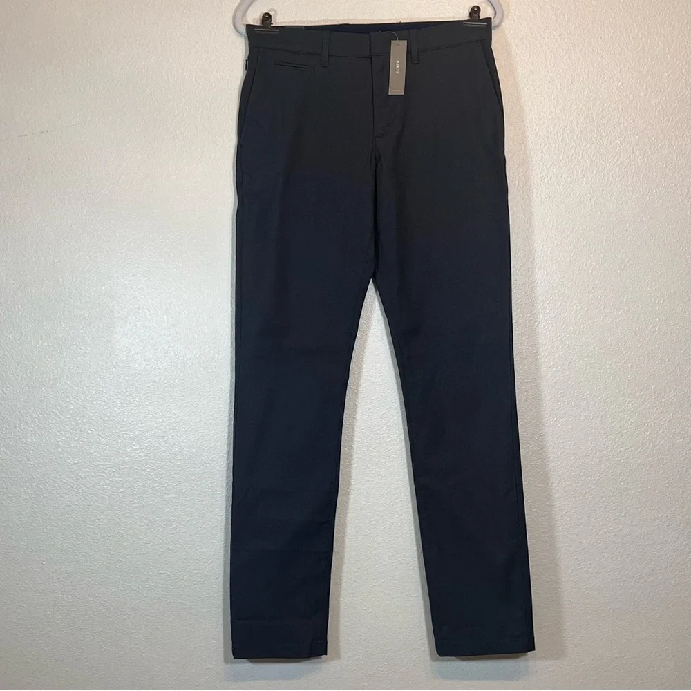 J.Crew Men Grey/Black Slim-Fit Tech Oxford Chino Pants Size 29x32 Casual Busines